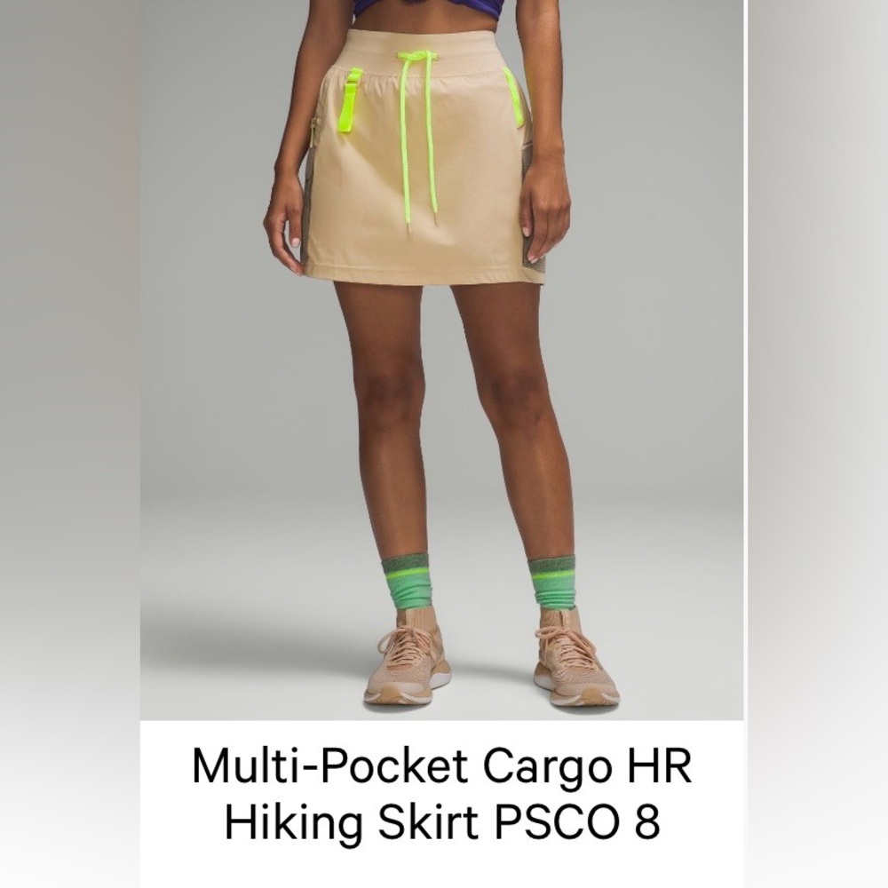 Lululemon Athletica Multi-Pocket high rise cargo hiking skort